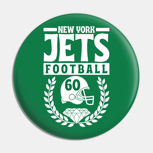 New York Jets Helmet American Football Pin by Astronaut.co