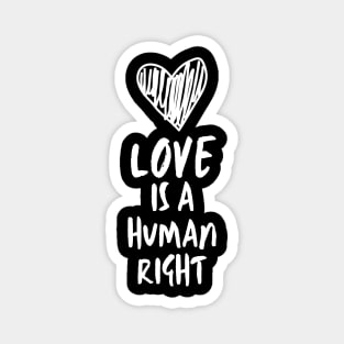 Love Is A Human Right Magnet