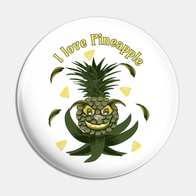 Funny Pinapple Pin by Djdesign2022