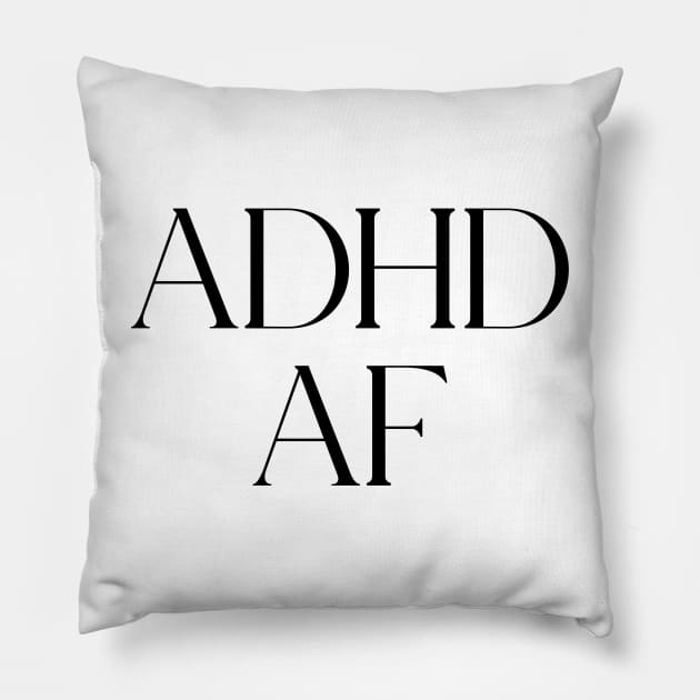 adhd classy design Pillow by DustedDesigns