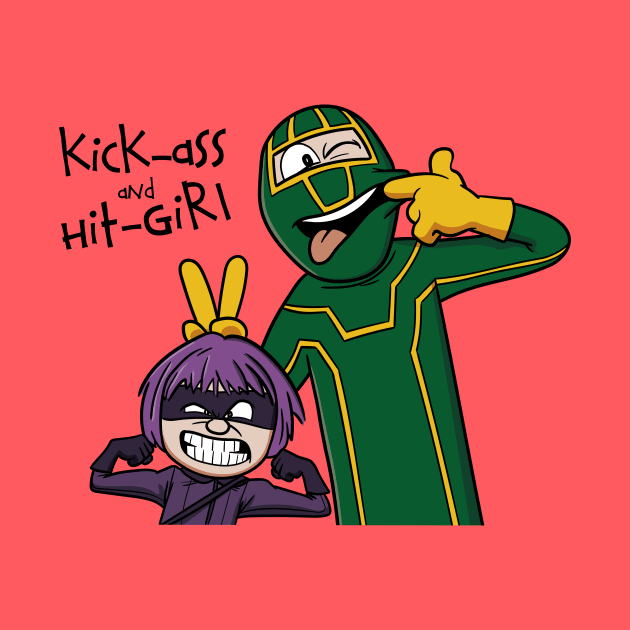 Kick-Ass and Hit-Girl by jasesa