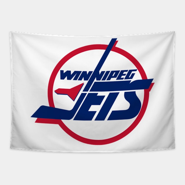 Winnipeg Jets Tapestry by Jedistudios 