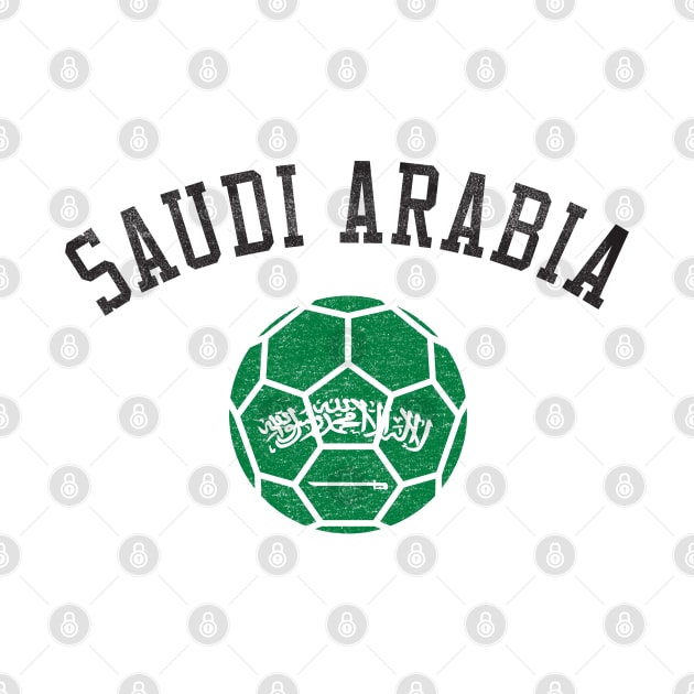 Saudi Arabia Soccer Team Heritage Flag by ryanjaycruz