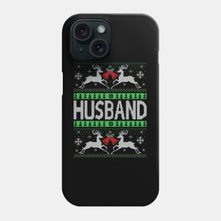 Husband ugly Christmas sweater  matching Christmas Phone Case