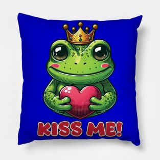 Frog Prince 47 Pillow