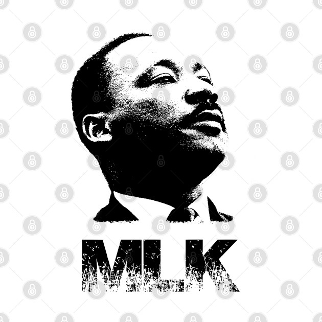 Martin Luther King Portrait - Martin Luther King - Phone Case