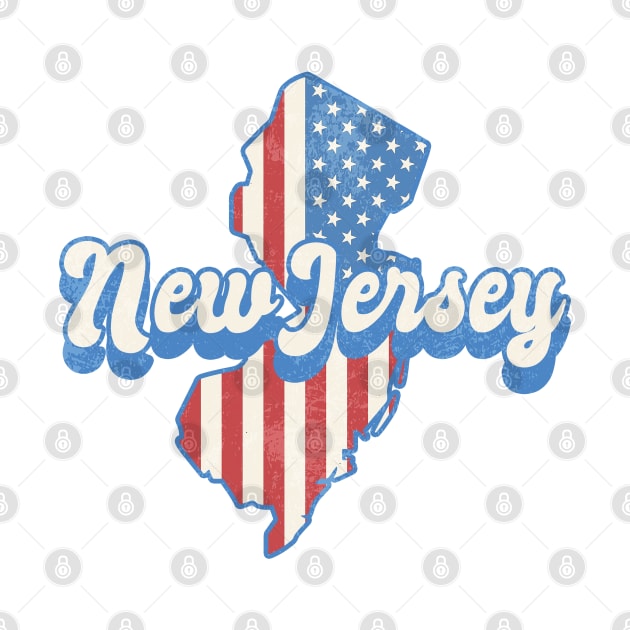 Patriotic New Jersey by Justina Designs