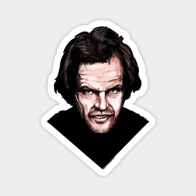 Jack Nicholson Magnet by Harley Warren