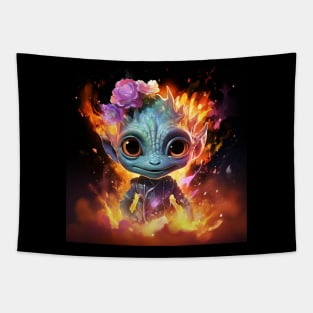 Cute alien Tapestry