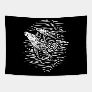 ballena jorobada Tapestry