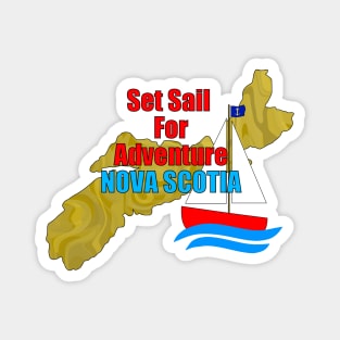 NOVA Scotia Canada Adventure Magnet