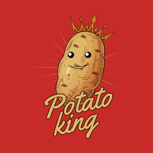 Big Potato King Vintage Potato by DesignArchitect