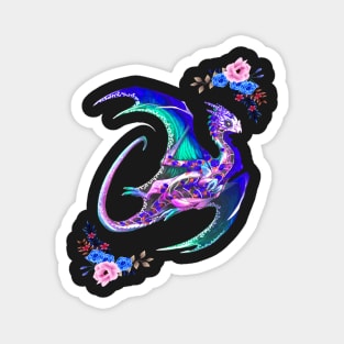 Day Of The Dead Sugar Skull Dragon Magnet