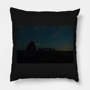 Stonehenge at night Pillow