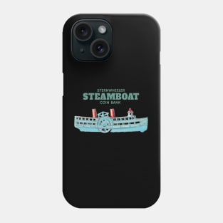 Sternwheeler Steamboat Coin Bank Phone Case