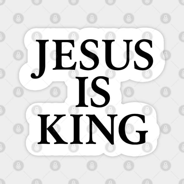 Jesus Is King Christian Gift Magnet by Jonas 's Store