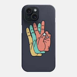 Peaceful Hand Symbol Phone Case