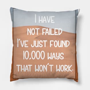 Motivanional Quotes Pillow