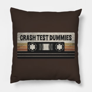 Crash Test Dummies Mix Tape Pillow