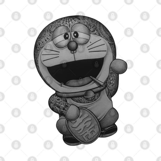 Gangsta Doraemon by Kewettos