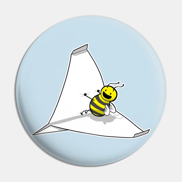 Flight of the Bumblebee Pin by caravantshirts