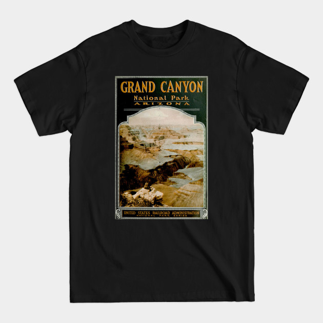 Disover Vintage Grand Canyon National Park Illustration (1919) - Grand Canyon - T-Shirt