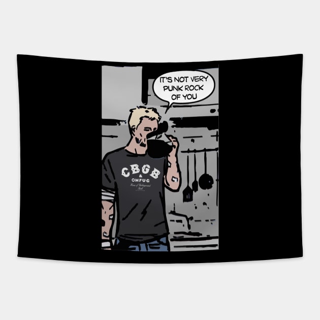 IT'S NOT VERY PUNK ROCK OF YOU Tapestry by remerasnerds