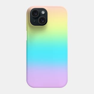 Striped Pastel Rainbow Gradient Phone Case