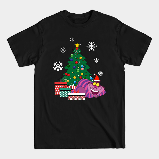 Discover Cheshire Cat Around The Christmas Tree Wonderland - Cheshire Cat - T-Shirt