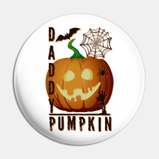 Daddy Pumpkin Halloween Pin