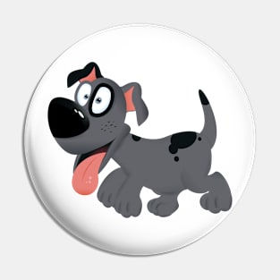 cartoon dog Pin