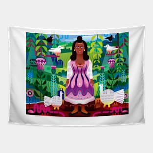 Malinche (Mother of Modern Mexico) Tapestry