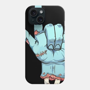 Zombie Rock n Roll Hand Funny Halloween Costume Phone Case