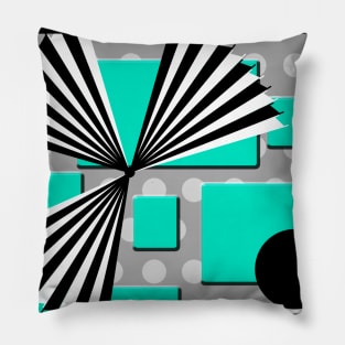 Abstract Fans Pillow