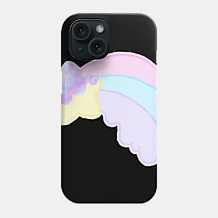 Kawaii Pastel Melty Rainbow Shooting Star Phone Case