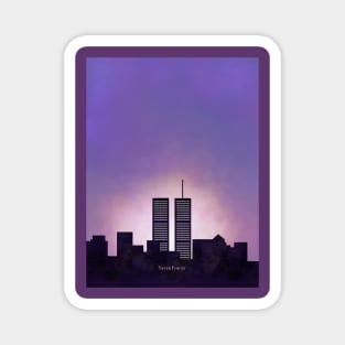 Twin Towers Magnet