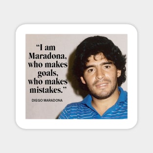 Maradona Qoute Magnet