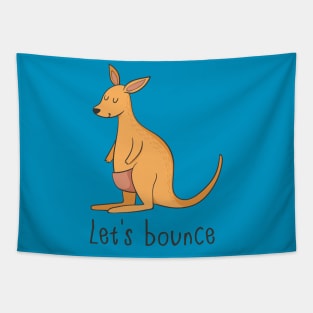 Let's Bounce- Cute Kangaroo Tapestry