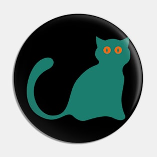 Witch's Cat Pin