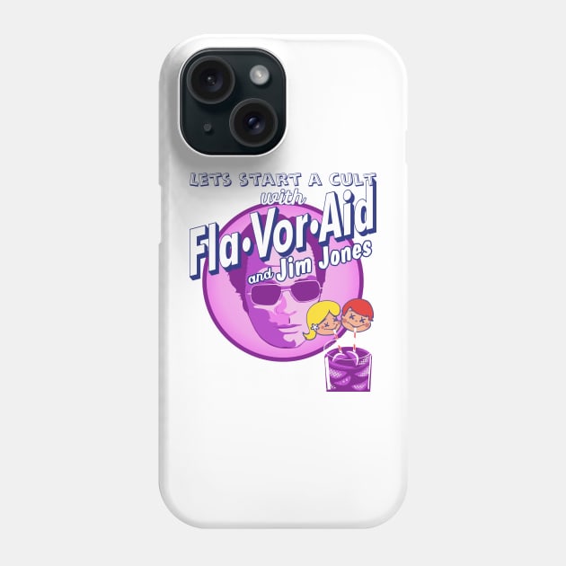 Jim Jones Flavor Aid Phone Case by Renegade Rags