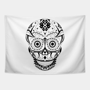 sugar day of the dead skull ecopop Tapestry