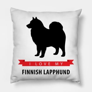 I Love My Finnish Lapphund Pillow