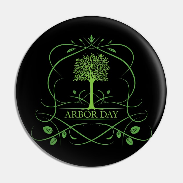 Arbor Day Pin by SWON Design