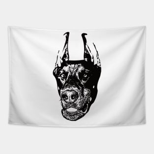 Doberman Pinscher Dobie Tapestry