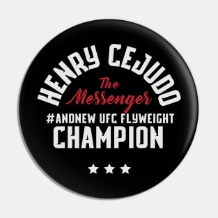 Henry Cejudo The Messenger Pin