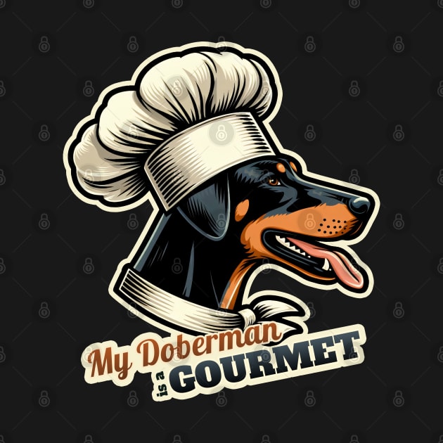 Chef Doberman by k9-tee