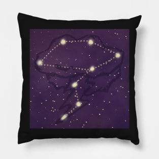 Stormy Night Sky Pillow