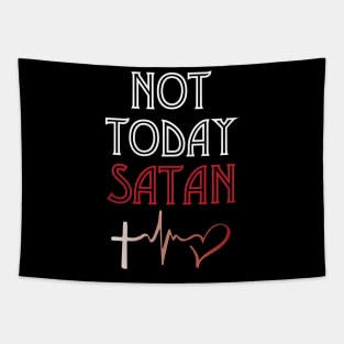 Not Today Satan Tapestry