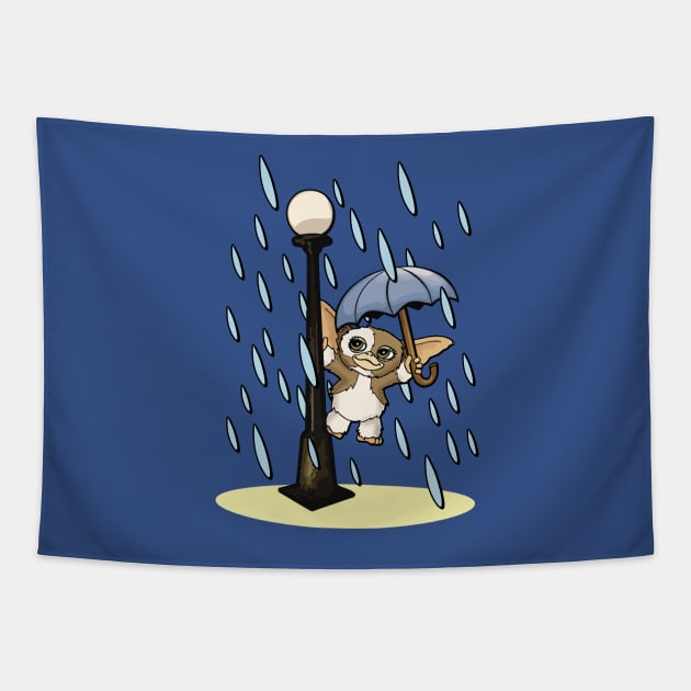 Singing in the rain Tapestry by Fanisetas