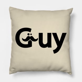 Guy being a guy artistic design Pillow